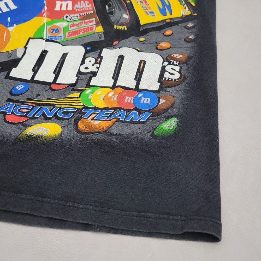 Vintage 1999 NASCAR M&M’s All Over Print Tultex T-Shirt 90s Ernie Irvan Large - Picture 2 of 15